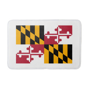 Tapete De Banheiro Design da bandeira do estado de Maryland