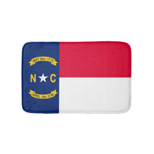 Tapete De Banheiro Design da bandeira do estado de North Carolina
