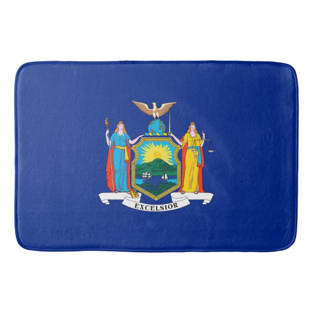 Tapete De Banheiro Design da bandeira dos Estados de Nova Iorque (Frente)