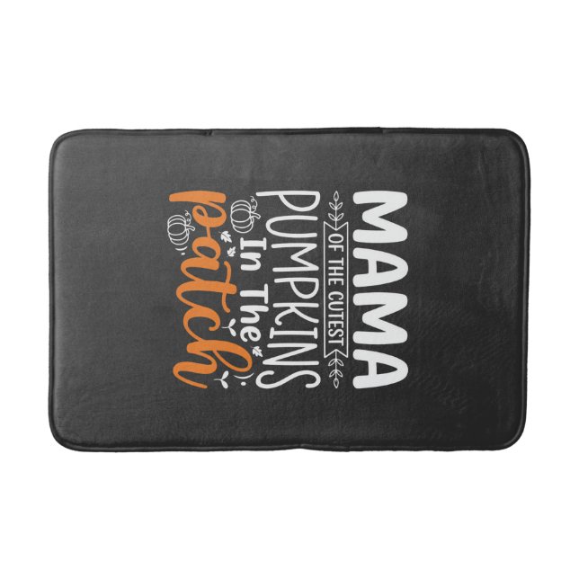 Tapete De Banheiro Design de Halloween do Mama Pumpkins Patch_1 (Frente)
