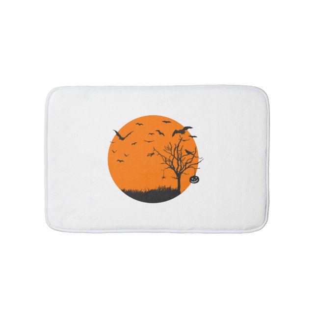 Tapete De Banheiro Design de Halloween Landscape Halloween (frente)