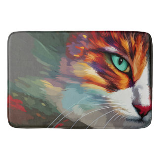 Tapete De Banheiro Design de Olho de Gato