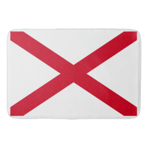 Tapete De Banheiro Design de Sinalizador do Estado do Alabama