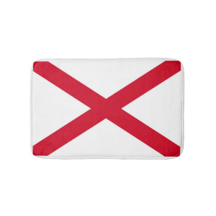 Tapete De Banheiro Design de Sinalizador do Estado do Alabama