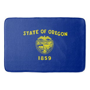 Tapete De Banheiro Design de Sinalizador do Estado do Oregon