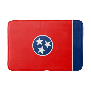 Tapete De Banheiro Design de Sinalizador do Estado do Tennessee