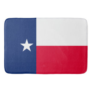 Tapete De Banheiro Design de Sinalizador do Estado do Texas