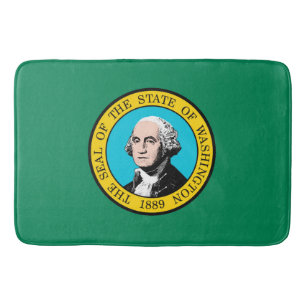 Tapete De Banheiro Design do Estado de Washington