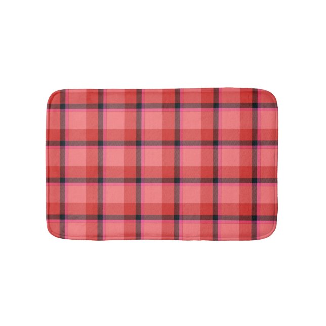 Tapete De Banheiro Design do Tartan (frente)