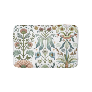 Tapete De Banheiro Design Floral Art Nouveau 402 flores