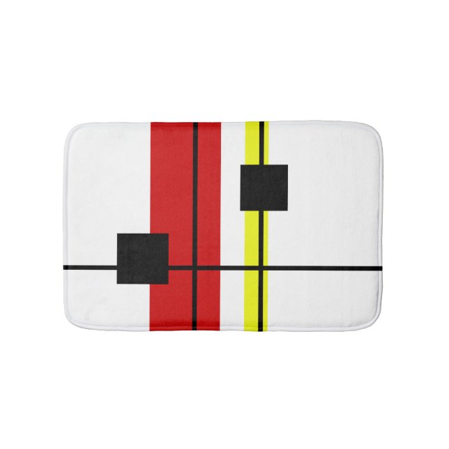 Tapete De Banheiro Design geométrica (frente)