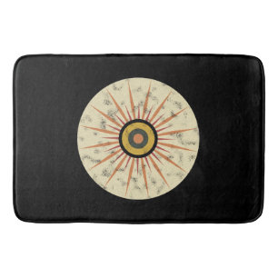 Tapete De Banheiro Design Retro Boho de Explosão Solar