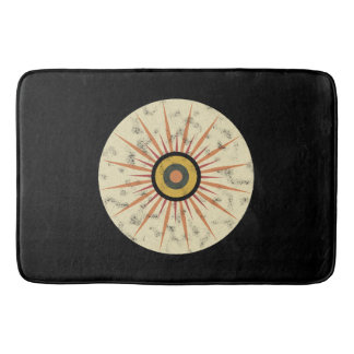 Tapete De Banheiro Design Retro Boho de Explosão Solar