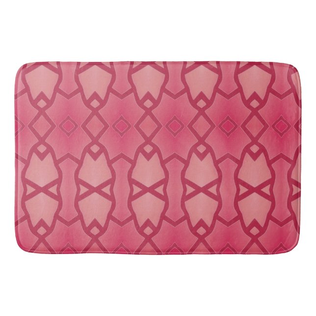 Tapete De Banheiro Destaque - Decoração Rosa (Frente)