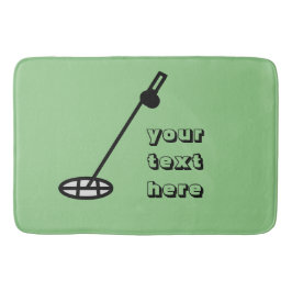 Tapete De Banheiro detecção de metal verde mínimo