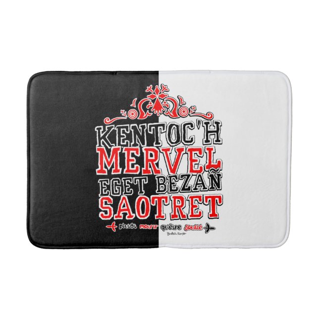 Tapete De Banheiro Devise de la Bretagne (Frente)