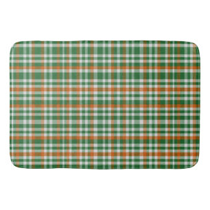 Tapete De Banheiro Dia de São Patrick Irlanda Bandeira colorido gingh