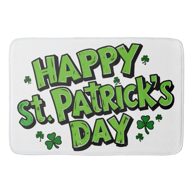 Tapete De Banheiro Dia do Paddy, dia do Patrick (Frente)
