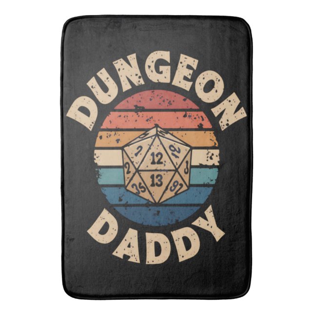 Tapete De Banheiro Dia dos Pais Dungeon Daddy (Frente Vertical)