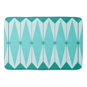 Tapete De Banheiro Diamantes & esteira de banho geométricos de