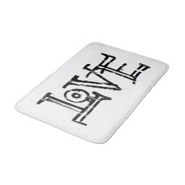 Tapete De Banheiro Digitalização de palavras de amor