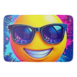Tapete De Banheiro Diversão legal 😎 Emoji Splash