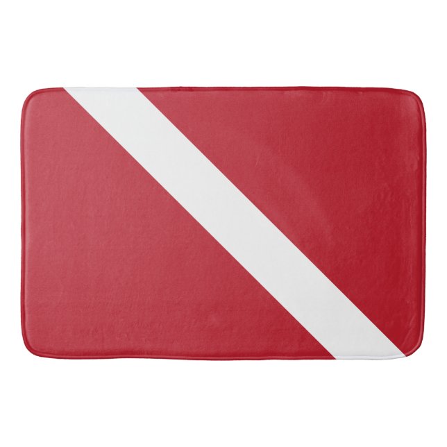 Tapete De Banheiro Do mergulhador esteira de banho para baixo (Frente)