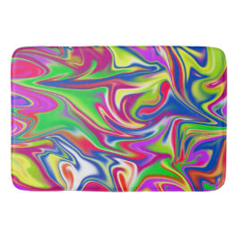 Tapete De Banheiro "Doce Raios: A Delícia do Mármaco de Bubblegum"