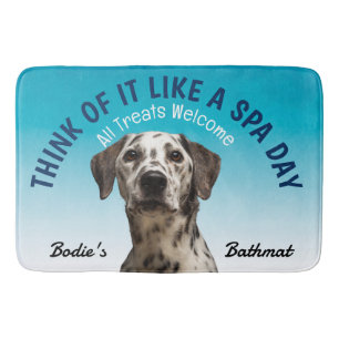 Tapete De Banheiro Dog Lover Personalizado Dalmático