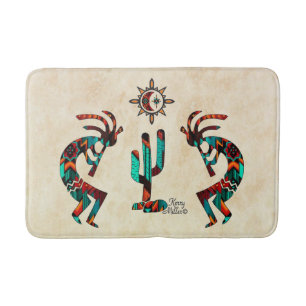 Tapete De Banheiro Dois Southwest Kokopelli Bath Mat