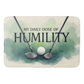 Tapete De Banheiro Dose Diária De Golfe Engraçado Dose De Humildade