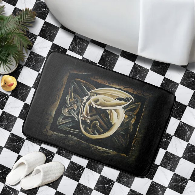 Tapete De Banheiro Dragão de Nó Celular (Criador carregado)