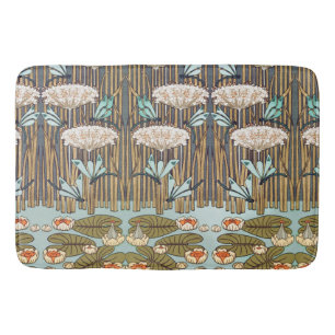 Tapete De Banheiro Dragões Água Lírios Marsh Art Nouveau