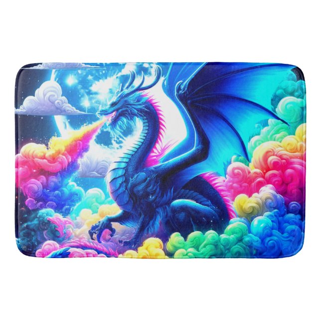 Tapete De Banheiro Dragon Art (Frente)