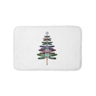 Tapete De Banheiro Dragonfly Árvore de Natal Insetos Lover Xmas C