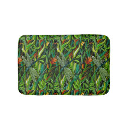 Tapete De Banheiro Dragonfly Bath Mat Verde