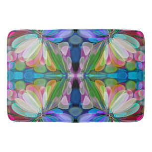Tapete De Banheiro Dragonfly Garden Abstrato Floral