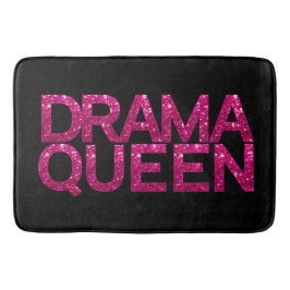 Tapete De Banheiro Drama Queen Hot Pink Glitter