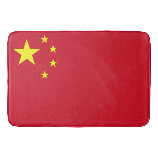 Tapete De Banheiro Drapeau Chine (Frente)