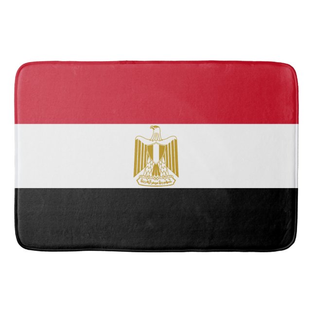 Tapete De Banheiro Drapeau Égypte (Frente)
