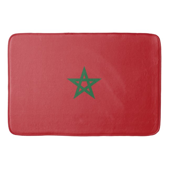 Tapete De Banheiro Drapeau Maroc Tapis de bain (Frente)