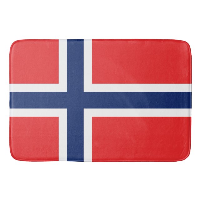 Tapete De Banheiro Drapeau Norvège (Frente)