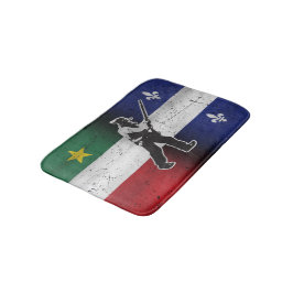 Tapete De Banheiro Drapeau Québec e Patriote Henri Julien érodé