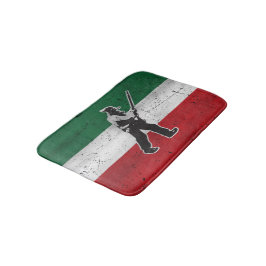 Tapete De Banheiro Drapeau Québec e Patriote Henri Julien érodé