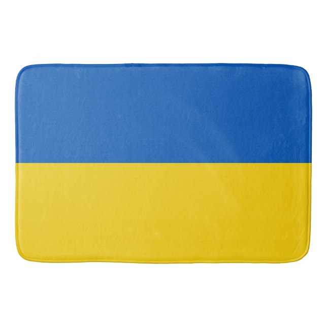 Tapete De Banheiro Drapeau Ukraine (Frente)