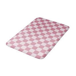 Tapete De Banheiro Dusty rose checkerboard pattern