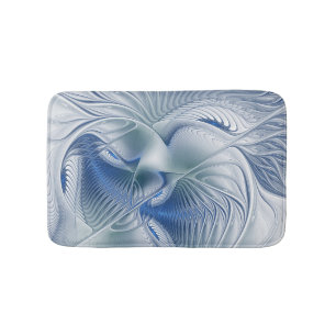 Tapete De Banheiro Dynamics Fantasy Abstrato Blue Tones Arte Fractal