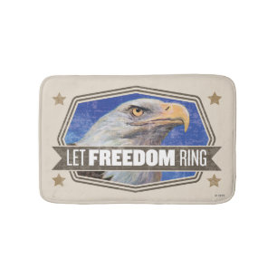 Tapete De Banheiro Eagle-Deixe o anel da liberdade
