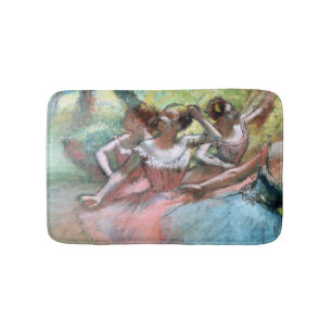 Tapete De Banheiro Edgar Degas   quatro bailarinas no palco
