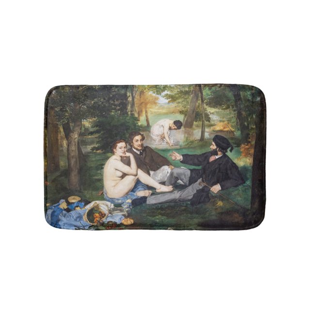 Tapete De Banheiro Edouard Manet - Almoço na Relva (frente)